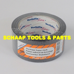 Ducttape Verlofix ProfiLine super sterk breed 50 mm x 25 meter zwart  | 25711